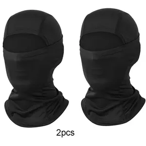Summer Balaclava Hat 1/2/3 Pack, Breathable Full Face Mask Protective Gear for Sun Protection, Knitted Fabric, Hand Washable for Outdoor Sports