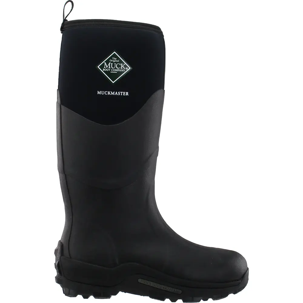Muck Boot Mens Muckmaster Tall 17 Inch Soft Toe Pull On  Work/Duty - Black