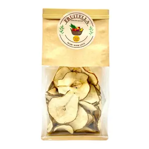 Dried Pear Chips 100% Vegan All Natural Dehydrated Healthy Pear Fruit Snacks No Added Sugar | 5.64 Oz