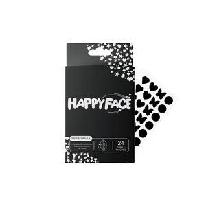 Butterfly Black Pimple Patches, Acne Spot Dots, 28 Count, Hydrocolloid, All Skin Types, Acne Patches, Acne Spot Dots, Skincare, Hypoallergenic