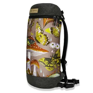 Free Range Equipment Mushrooms & Moths Backpack Perfect for Hiking, Skiing, Outdoors, and Everyday Use
