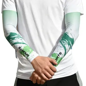 Sunscreen Arm Sleeves 5 Piece Set Ice Silk UV Protection Thin Summer Unisex For Men Women Outdoor Sports Cycling Driving Breathable Cool Sun Protection Sleeves