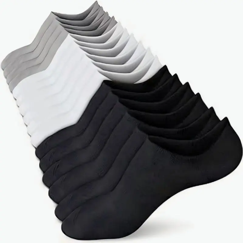 Women's 20 Pairs Beige Spandex Socks - Invisible Thin, Sweat-Absorbing, Deodorizing, Breathable Soft, Comfortable Plain Casual Socks for Outdoor Sports, Breathable Soft Socks