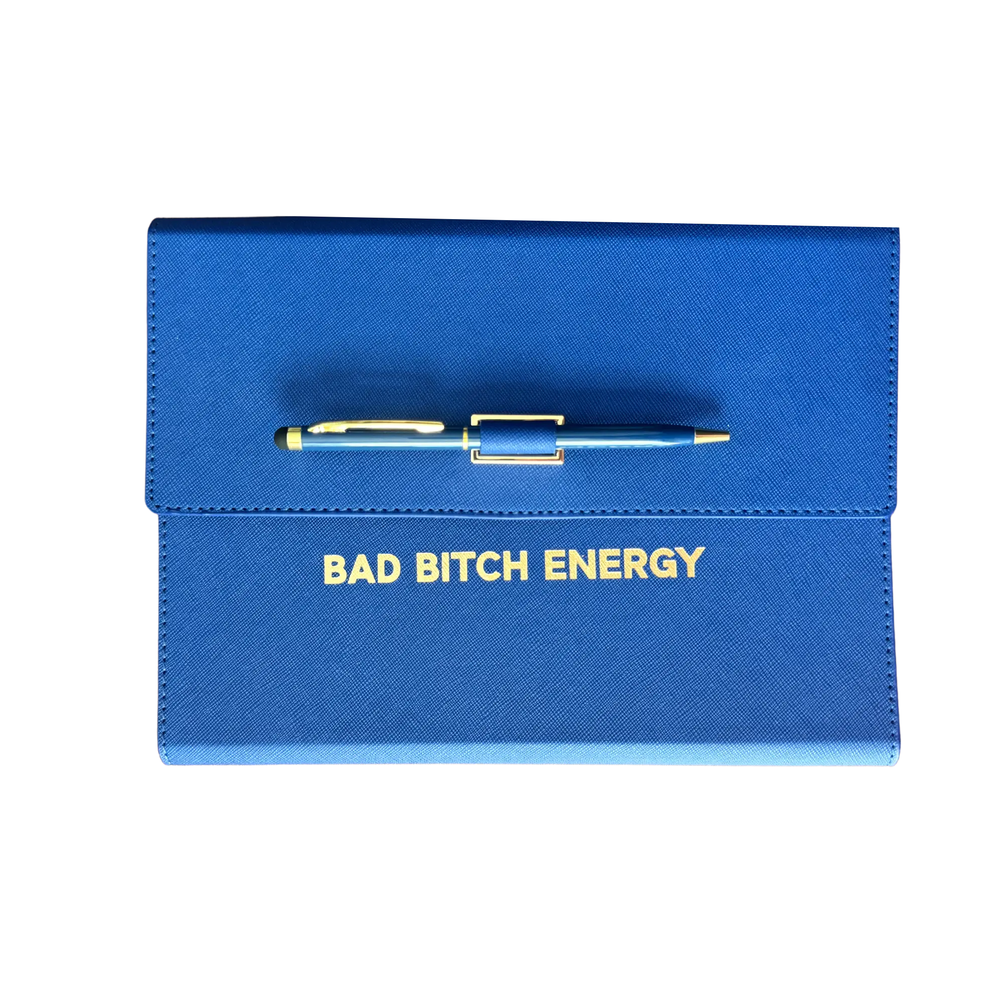 Bad Bitch Energy Vegan Leather Journal Folio (Gifts, Journals)