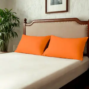 Set of 2 Luxury Silky Pillowcases with Hidden Zipper – Gentle on skin, improves sleep quality, soft and skin-friendly, resistant to bacterial growth; promotes healthier hair and skin while you sleep. Silky fabric.