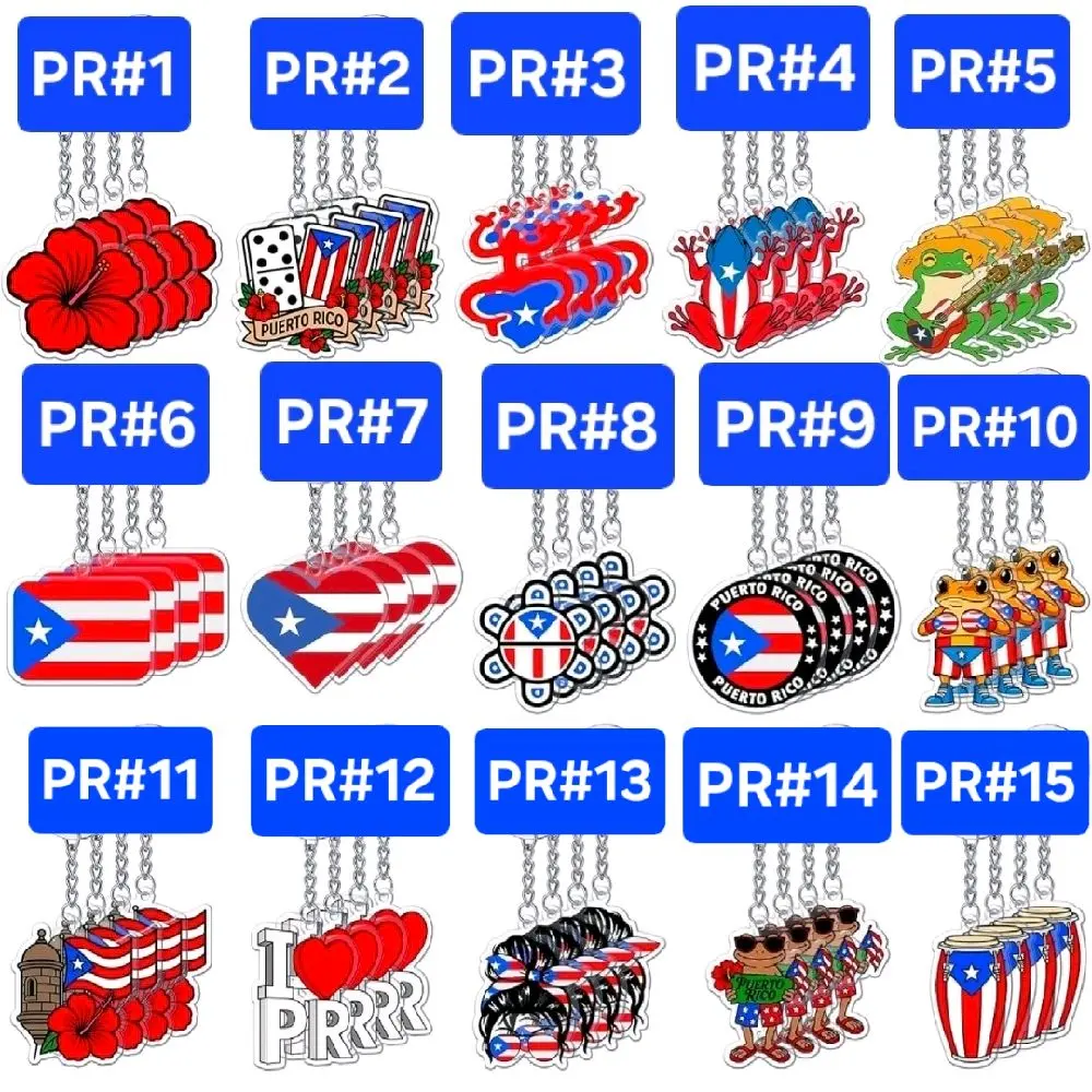 PUERTO RICO KEYCHAINS