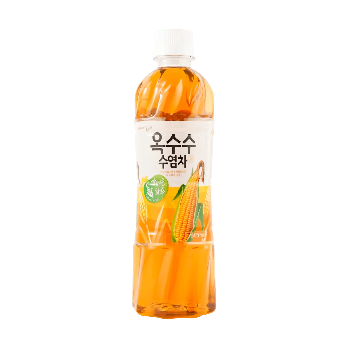 WOONGJIN Korean Corn Silk Tea 500ml - 0 Sugar 0 Calorie 0 Fat, Refreshing Healthy Beverage