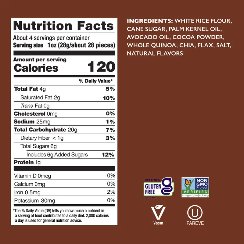 6 Pack - Drizzilicious Cookies & Cream Mini Rice Cakes 4 oz 6 Pack - Drizzilicious Cookies & Cream Mini Rice Cakes 4 oz