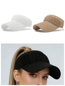 Three-Piece Women's Outdoor Sports Baseball Hat Set, Sun Protection Cap, Sunscreen Hat, Ideal for Hiking and Camping