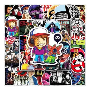 51pcs Stranger Things Stickers Laptop Luggage Motorcycle Skateboard Toys PVC Sticker
