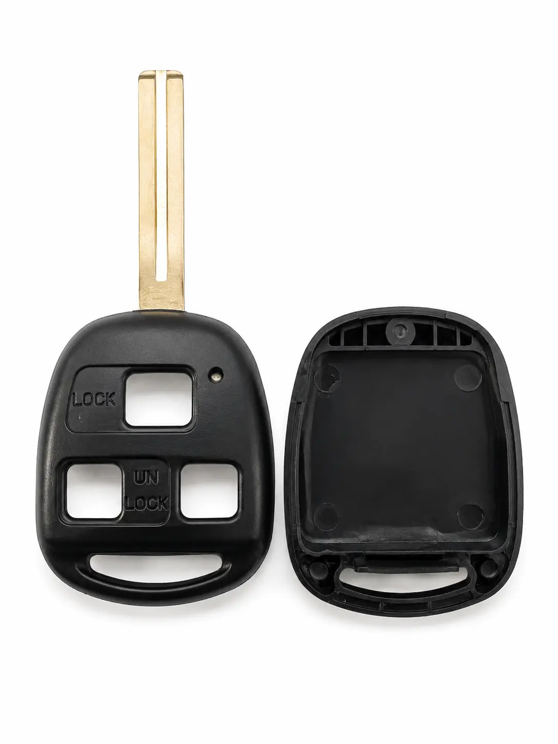 Lock & Unlock Key Fob Replacement for Car Key Fob with Lock and Unlock Buttons - Shell only