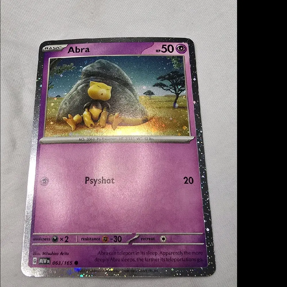 abra pokemon card Pokémon TCG Abra #63 Pokemon T.V.-Spectra PSA 9 – CARDIACS Sports &  Memorabilia