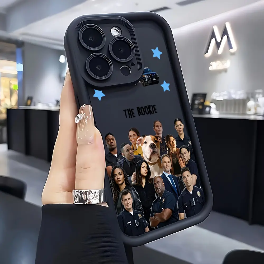 Funny The R-Rookie Phone Case Compatible with iPhone 17/16/15/14/13/12/11/Pro/ProMax/Plus/17Air/Xsmax/16E, for Samsung S25/S24/S23/S22/Plus/Ultra/24FE, Featuring a Soft TPU Back for Drop Protection, Tv Show Merchandise, Daily Use, New Year's Day‌ gift