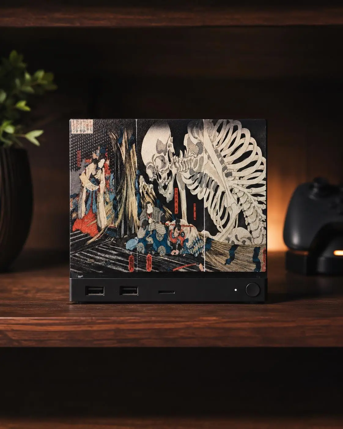 Kuniyoshi Skeleton Steam Machine Faceplate