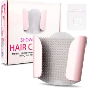 Shower Hair Catcher Wall, Hair Trap for Shower Drain, Drain Protector & Hair Collector, Prevents Clogged Drains, Easy to Clean, Removable, Ideal for Bathtub & Bathroom