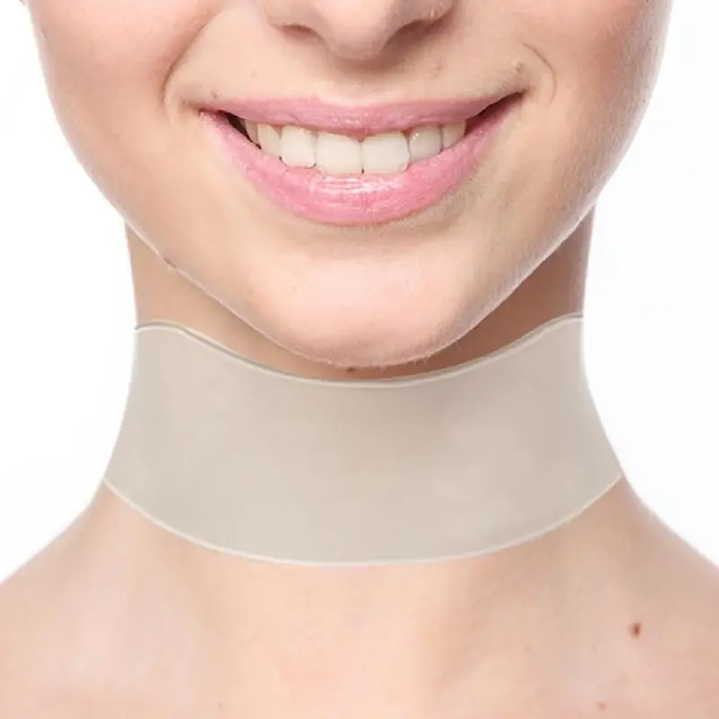 Reusable Silicone Neck Patch, Neck Mask Firming, Invisible Transparent Skin Tightening, Anti-Irritation, Washable Comfort, Non-Electric Neck Support, Beauty Products
