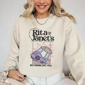 Rita and Janet's Driving School Sweatshirt, Janet and Rita Shirt, Bluey Grannie Shirt, Bluey Back To School Shirt