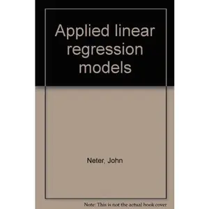 USED Book - Applied linear regression models by John Neter (Hardcover) - english