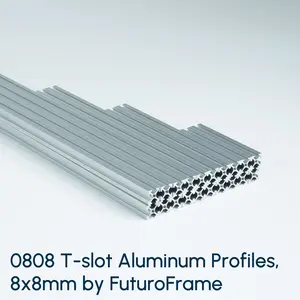 Aluminum Profiles, 8x8mm