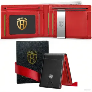 2026 Slim Wallet for Men with 12 card Slots RFID Blocking Carbon Fiberwallets Bifold Credit Card Holder Minimalist Leather With Gift Box wallets,Holidays Best Gift