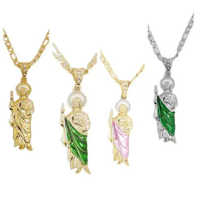 Gold St Jude Necklace TikTok Shop