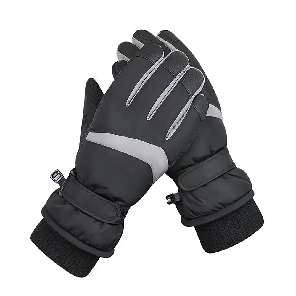 Winter Waterproof Windproof Gloves, 1 Pair Thickened Warm Ski Gloves, Touch Screen Winter Gloves, Cycling Gloves, Exercise Gloves, Winter Outdoor Gloves, Gym Accessories
