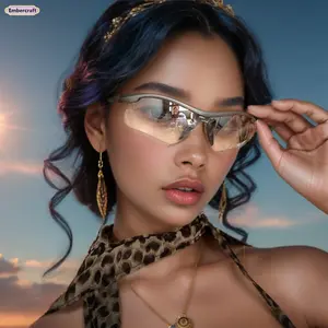 Photochromic Cycling Sunglasses for Men and Women, UV Protection Sport Sunglasses for Running, Hiking and Outdoor Sports, Windproof Wraparound Day to Night Glasses