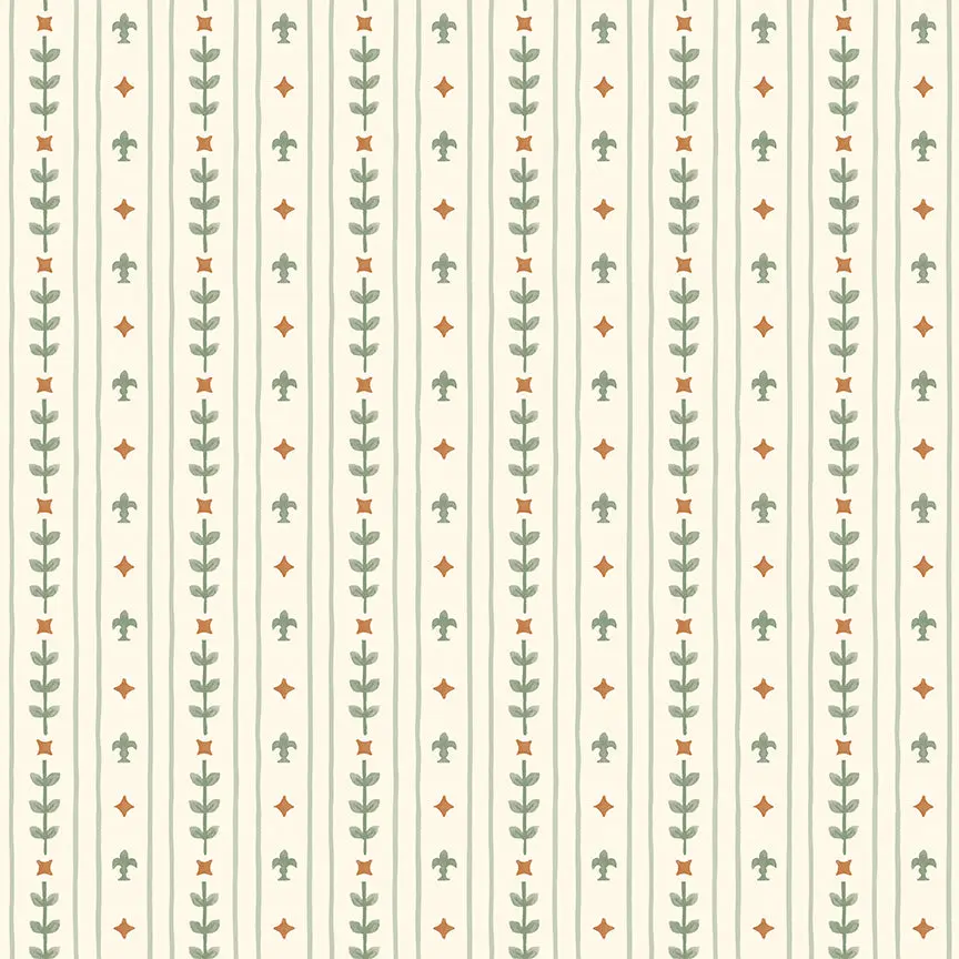 Fabric Riley Blake Sand Royal Stripe Faraway Kingdom by the Quarter Yard C17433-SAND