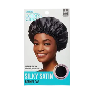 KISS Colors & Care KISS SATIN BONNET BLACK