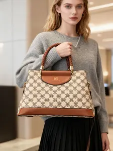 Elegant Printed Handbag for Women, Large Capacity Fashion Shoulder Convertible Crossbody Bag, High-End Mom Bag, Stylish Ladies' Accessory, Fashionable Crossbody Bag