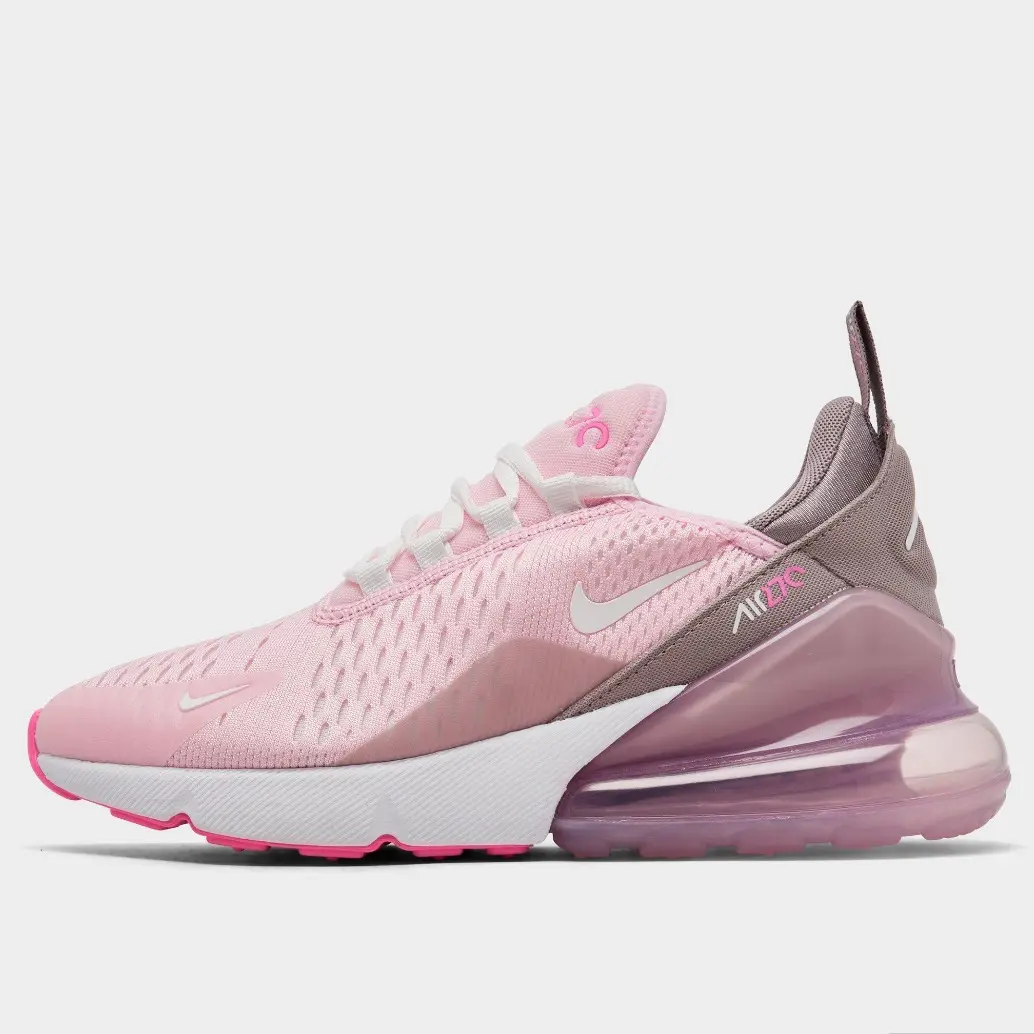 Nike Air Max 270 Pink Foam College Grey Platinum Violet IB4435-663 GS Womens New