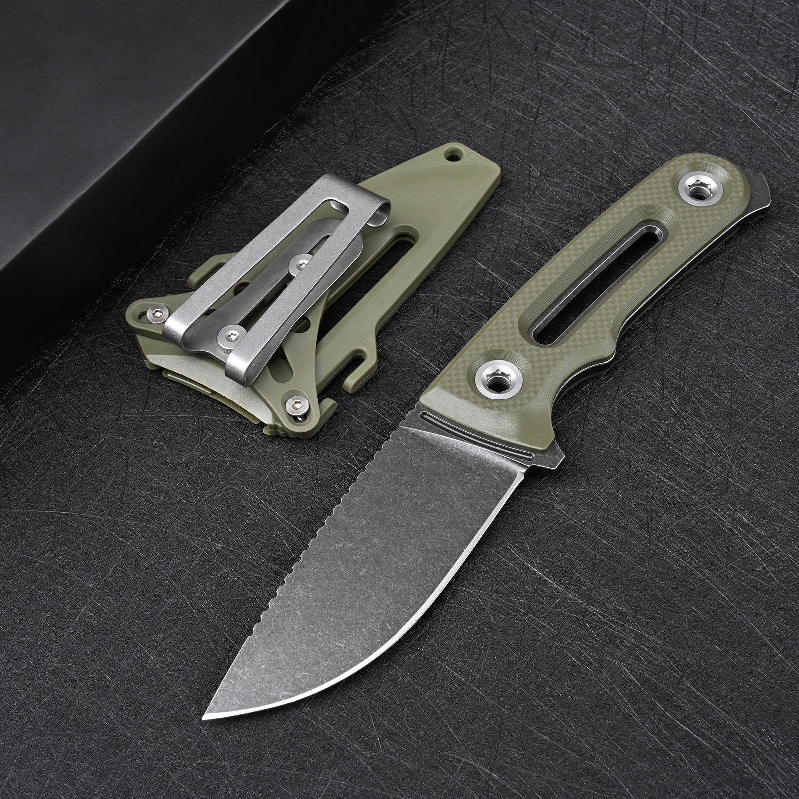 154CM Steel EDC Fixed Blade | Outdoor Camping Tool