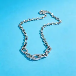 Dainty Hypoallergenic Cuban Link Choker, Silver Plated, Perfect for Casual/Date, a Thoughtful Gift Skin-Friendly Adjustable Link Chain, Minimalist Cool Style, Fits Daily/Work, a Heartfelt Gift for Birthday