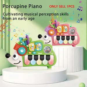 Hedgehog Music Toy for Kids, Cartoon Piano and Sensory Music Play, Baby Piano Keys Educational Sound Toy, Infant Learning Gift