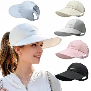 2-Pack UPF Sun Protection Baseball Hat for Men and Women - Lightweight, Adjustable Velcro Closure, Wide Brim Outdoor Sports Hat, AllSeason Elastic Design (White/Gray)AAA