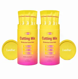 2 Piece LeeFar Cutting Drink Mix SF–| Strawberry Açaí Flavor – 30 Servings