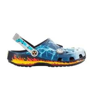 Back to The Future x Crocs Classic Clogs 'Lightning Blue Flame'