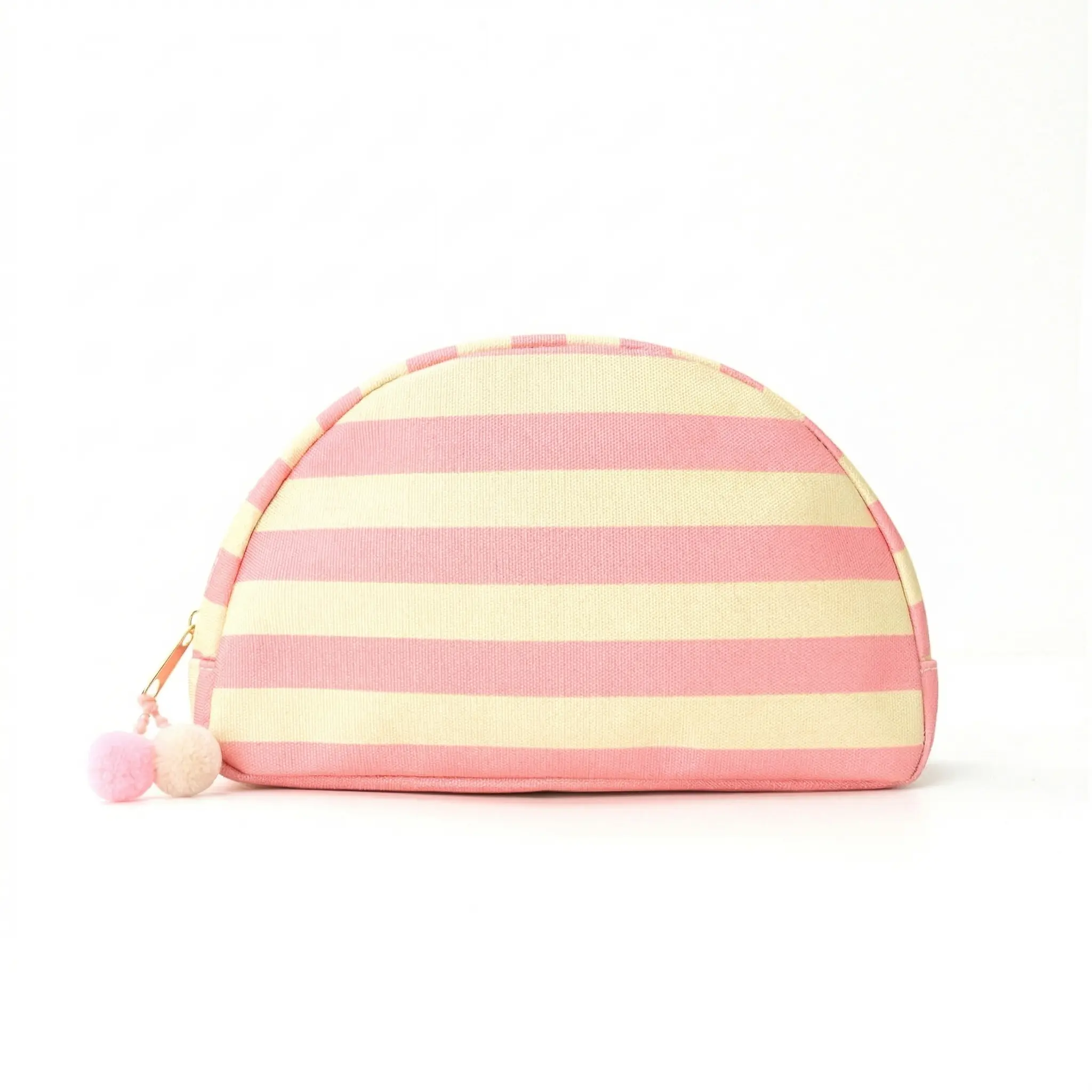 Beige and pink stripes