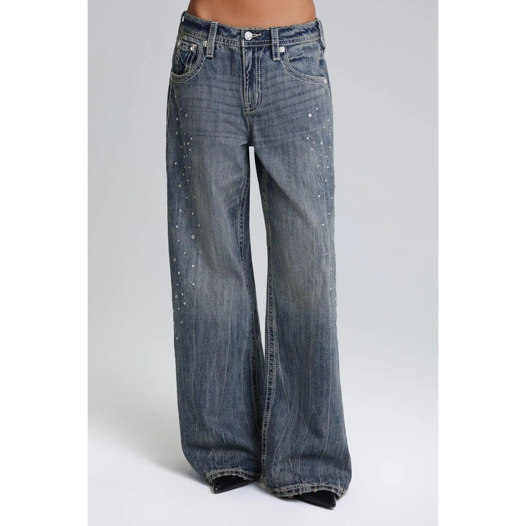 Harmony Studded Baggy Jeans Harmony Studded Baggy Jeans