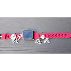 Delta Sigma Theta Silicone Apple Watch Band - Delta Sigma Theta Apple Watch Band- Sorority Watch Band - DST Watch Band - Delta Watch Band