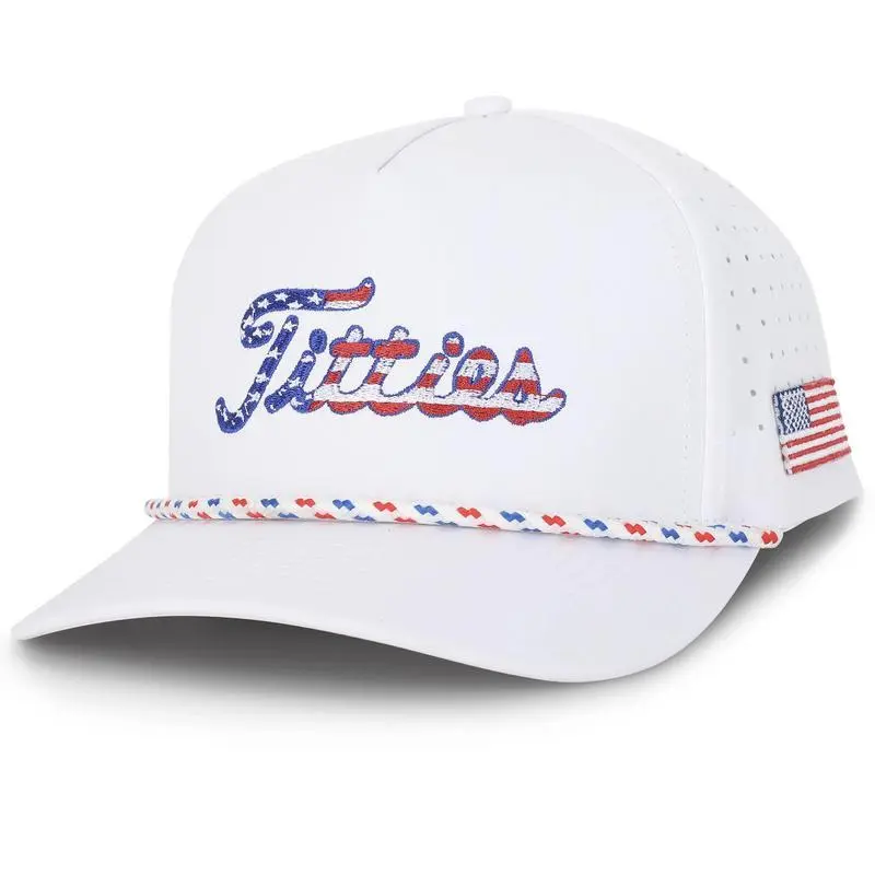 Titties Funny USA Goft Hat -Cuvers & Clubs-High Quality USA Hat -Best Funny Gift