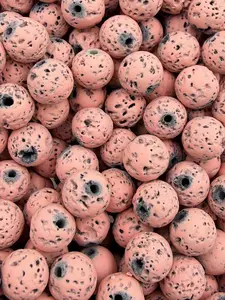 S.61.Peach Lava Stone(8mm)