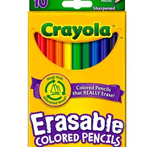 Crayola 10ct. Erasable Colored Pencils, Great Pricing