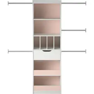 Poppy Closet Organizer, White