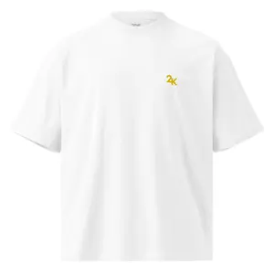 24k Signature Oversized Tee - Classic Cotton T-Shirt with Embroidered Logo & Relaxed Fit for Everyday Wear