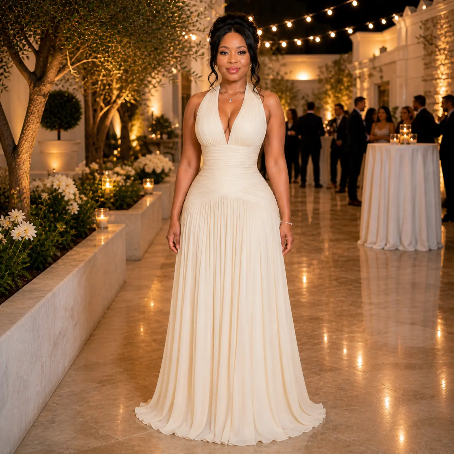 Elegant flow Gown