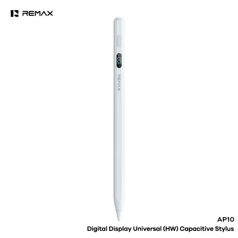 REMAX New Digital Display HW Capacitive Pen for Tablet Touchscreen, Strong Magnetic Attachment, High Battery Life, POM Pen Tip AP10