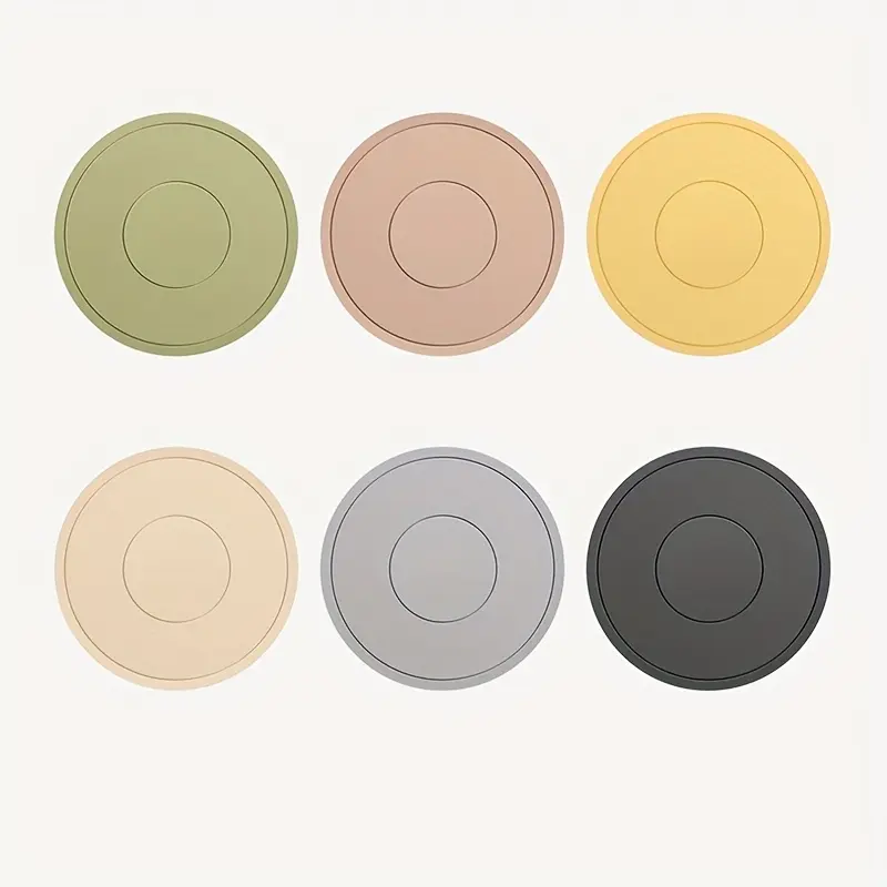 Silicone Heat Insulation Mat 6-Pack, Multi-Functional Non-Slip High Temperature Resistant Coaster, Reusable Kitchen Mat, Heat-Resistant Table Mat, Casserole Mat, Bowl Mat