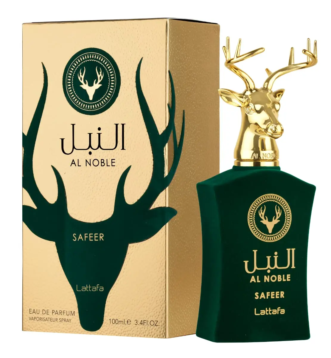 Al Noble Safeer Eau de Parfum Spray for Unisex, 3.4 Ounce