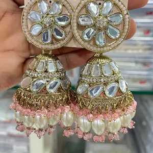 Jhumka Earring - Stylish Design for Everyday Wear, Lightweight and Durable Material, Perfect for Fashion and Casual Occasions (NO REFUND OR EXCHANGE)